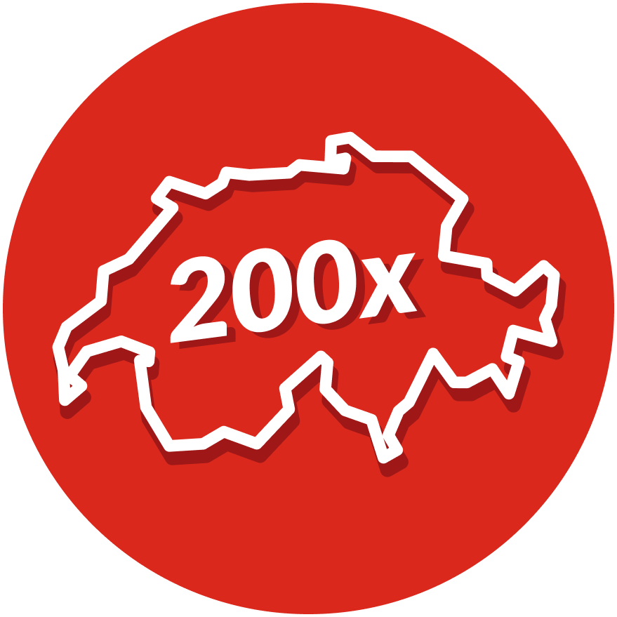 Icon, das die Schweiz zeigt.
